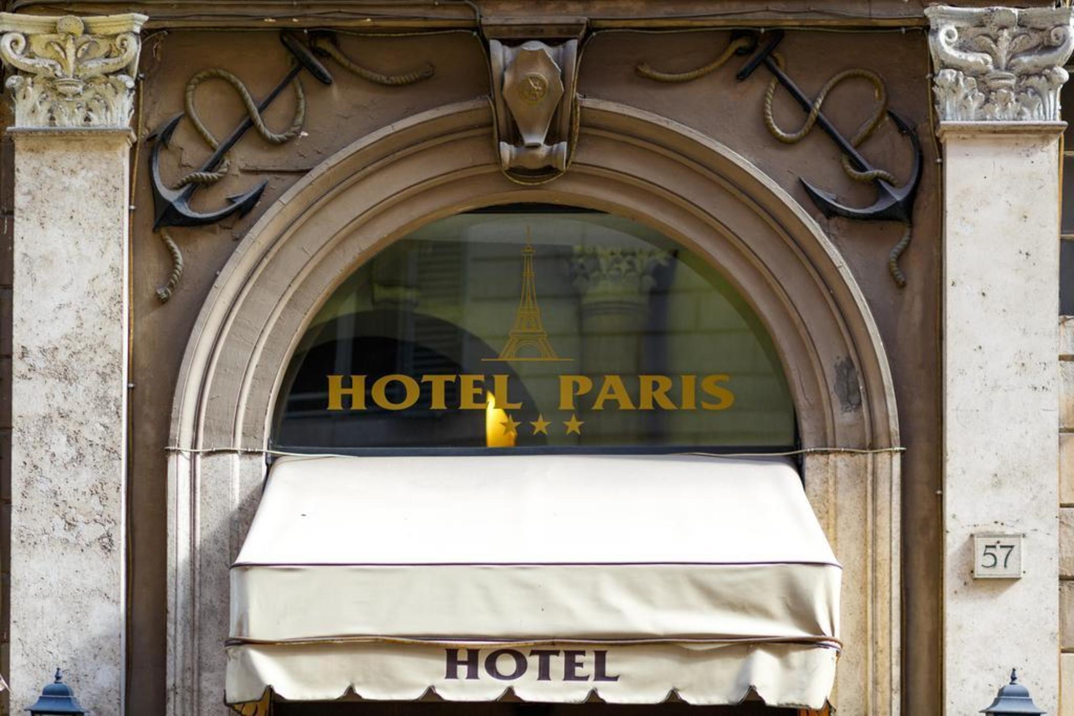 Hotel Paris Рим Экстерьер фото
