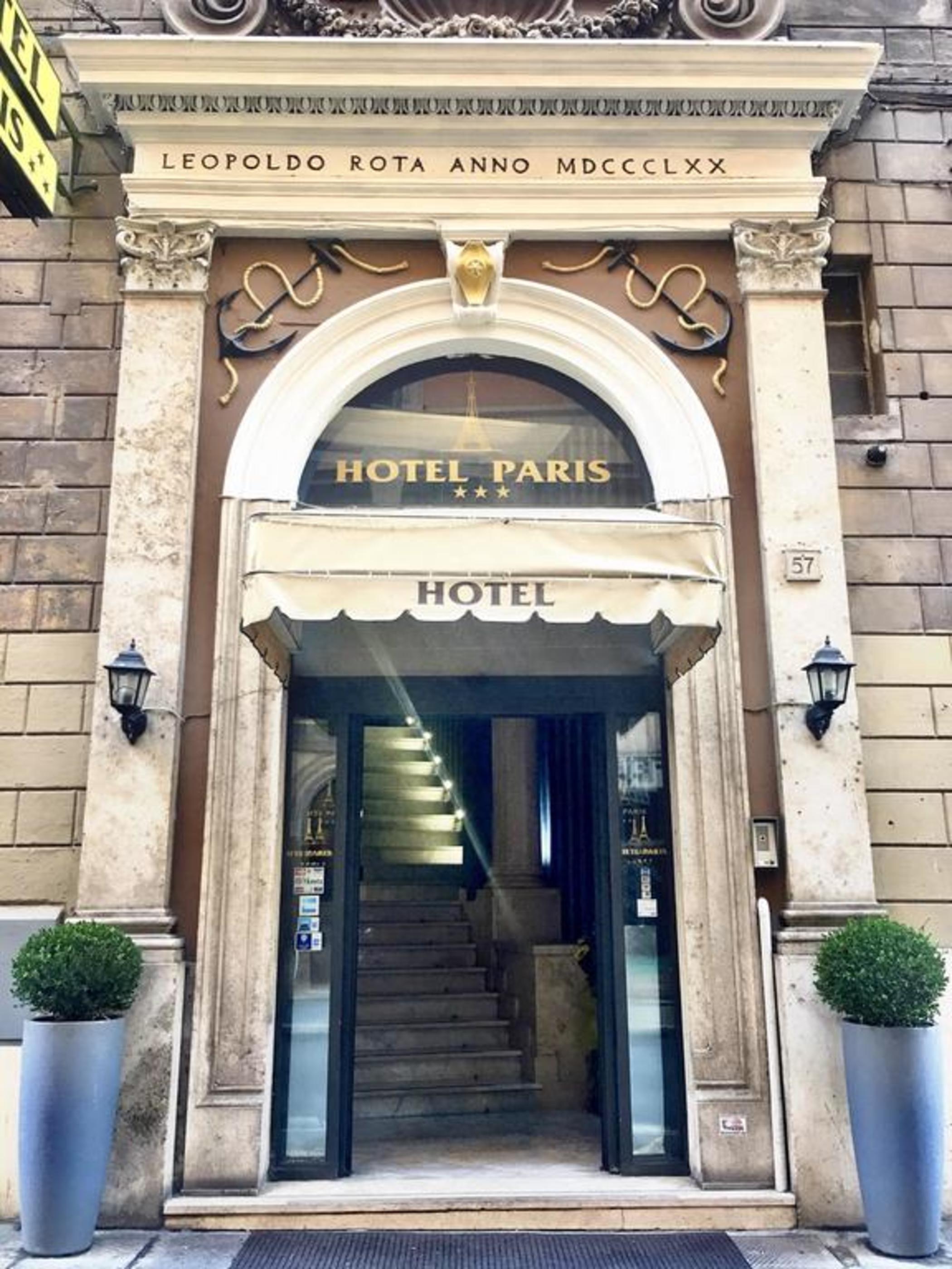 Hotel Paris Рим Экстерьер фото